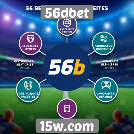 Funcionalidades principais do site 56dbet